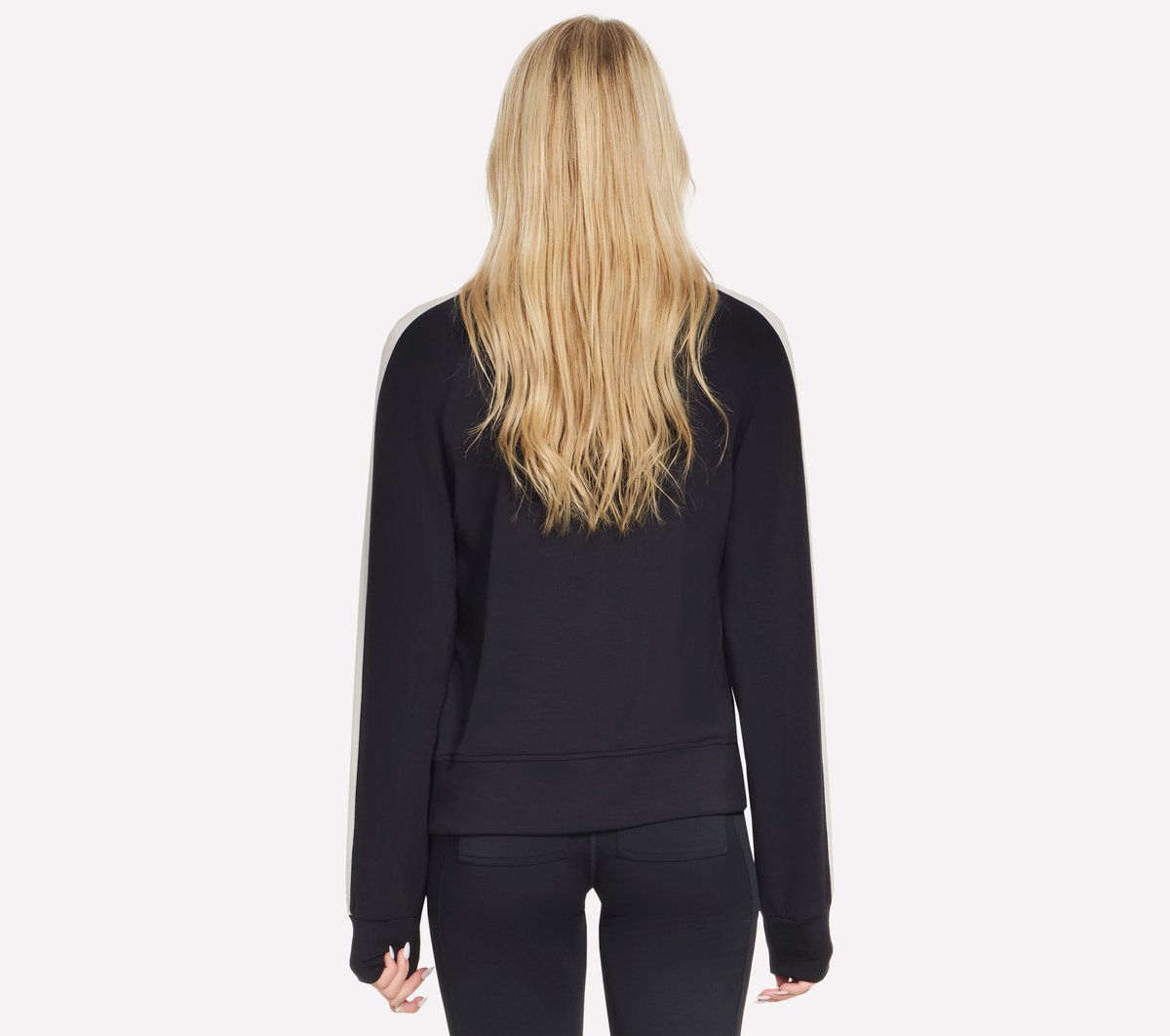 Skechluxe Elevate Blocked Crewneck — BLACK