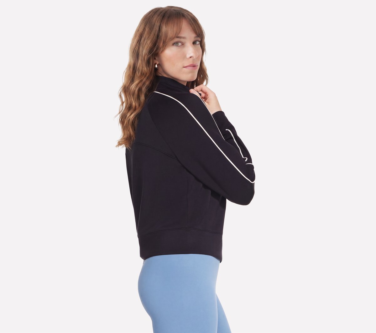 Cozy Luxe 1/4 Zip — BLACK