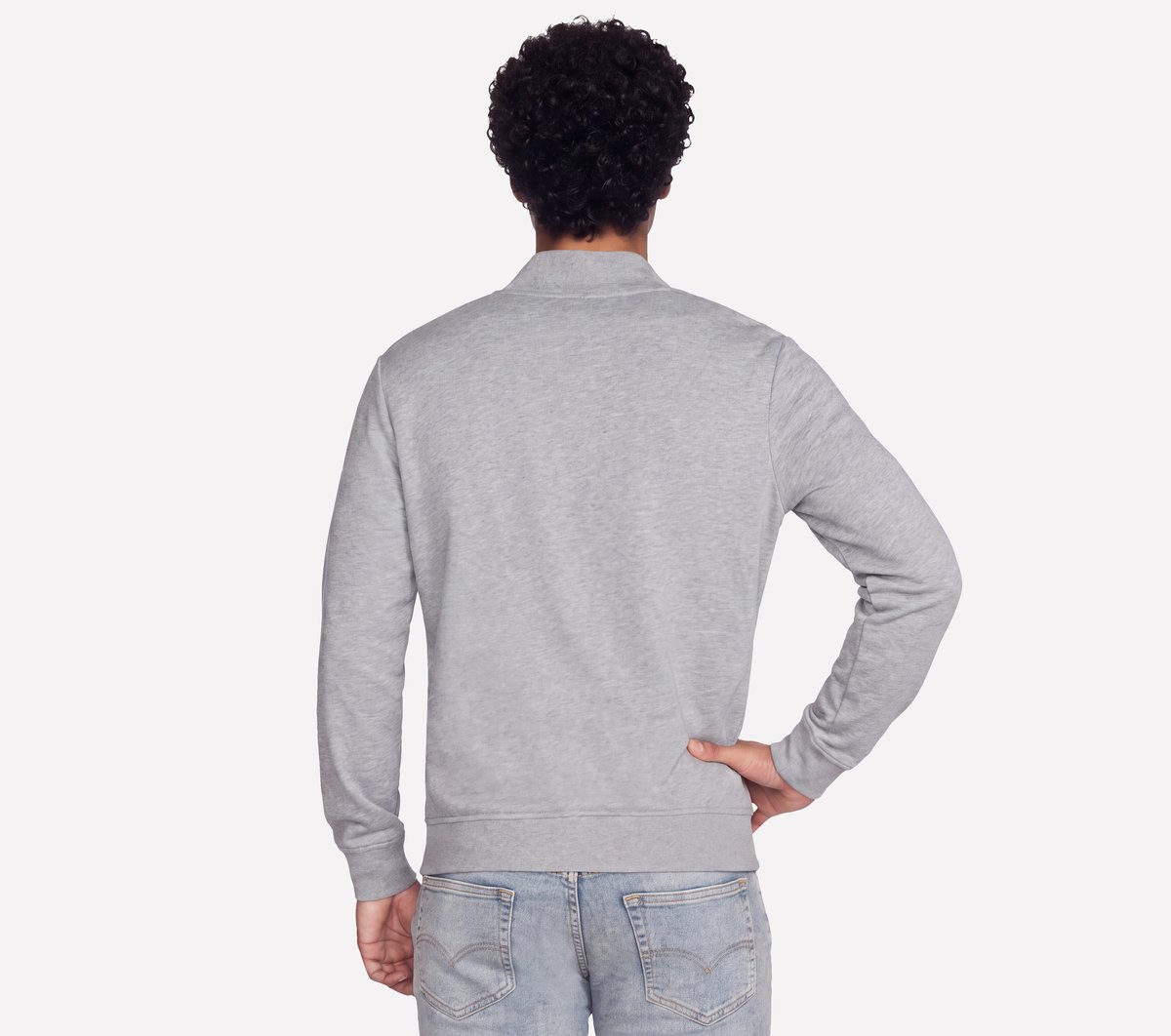The Hoodless Hoodie GO WALK Everywhere Jacket — LIGHT GRAY