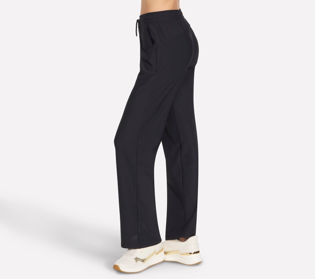 GO LUXE Rib Pant — BLACK