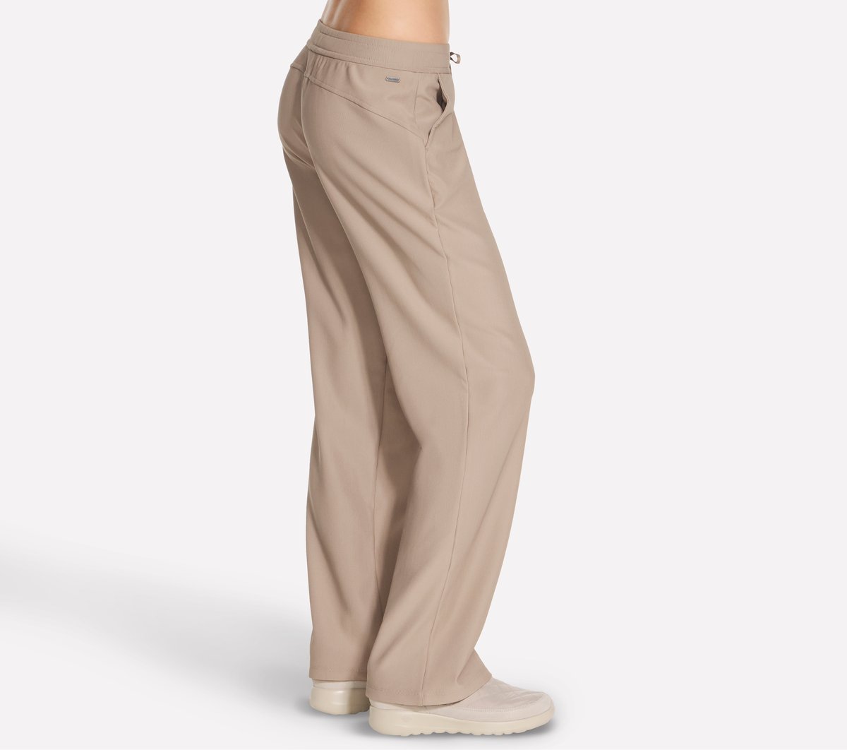 GO LUXE Rib Pant — TAUPE / BROWN