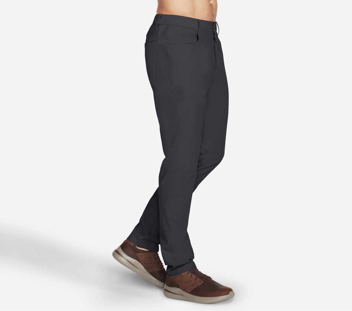 GO WALK Premium 5 Pocket Pant — BLACK / CHARCOAL