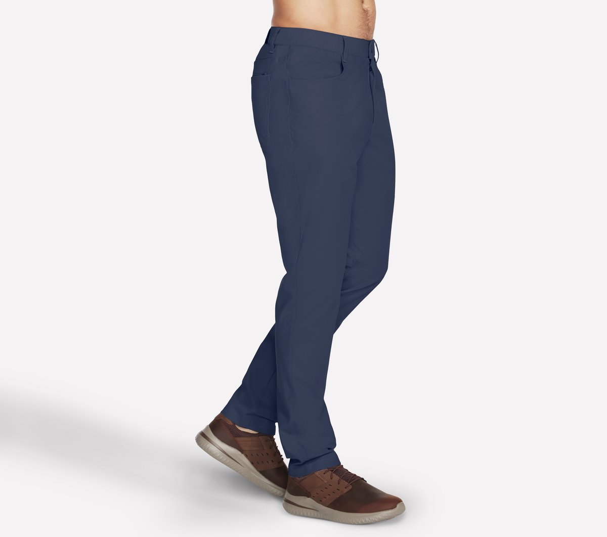 GO WALK Premium 5 Pocket Pant — CHARCOAL / NAVY