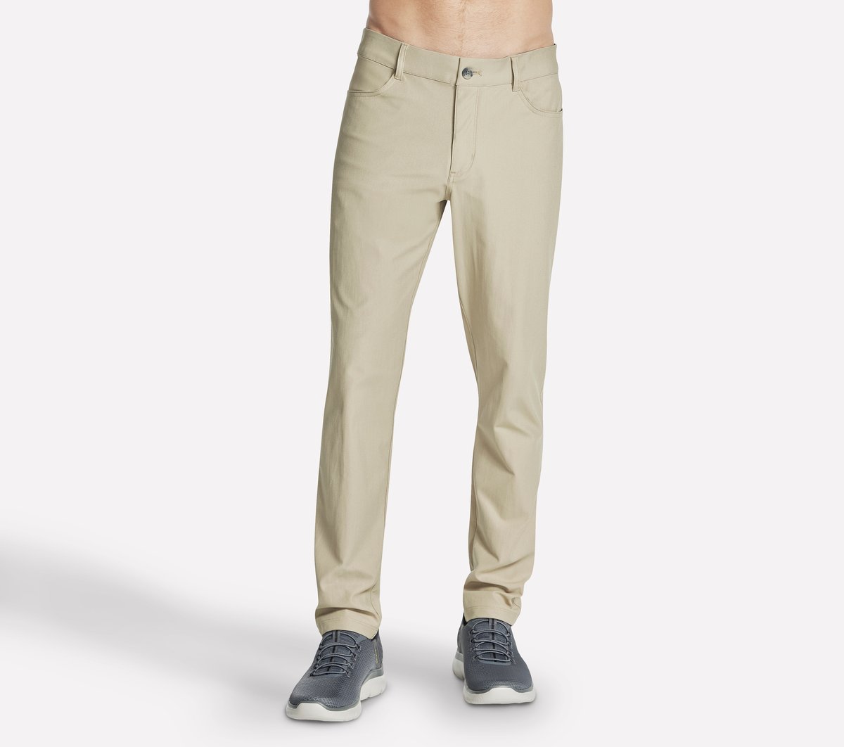 GO WALK Premium 5 Pocket Pant — NATURAL / BROWN