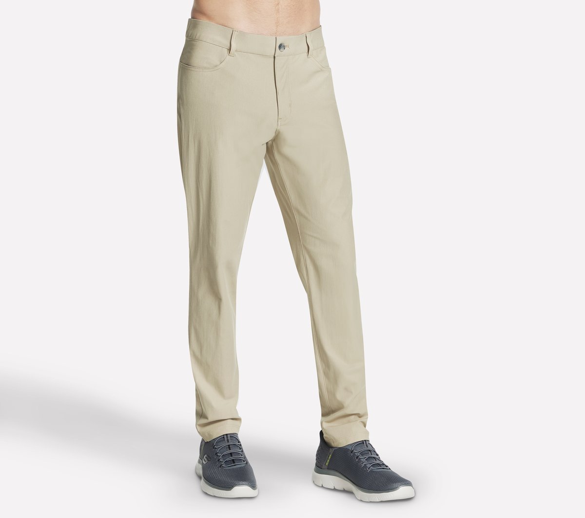 GO WALK Premium 5 Pocket Pant — NATURAL / BROWN