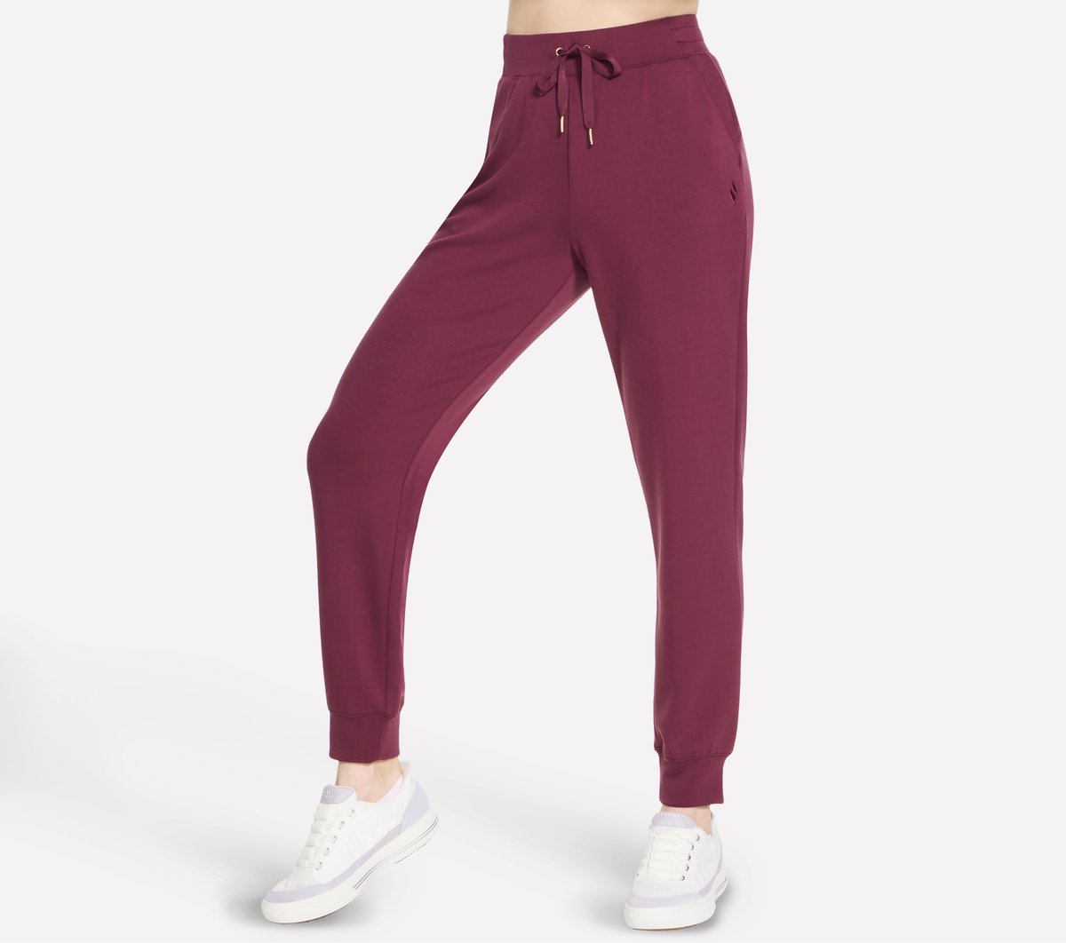 Cozy Luxe Jogger — BURGUNDY / PINK