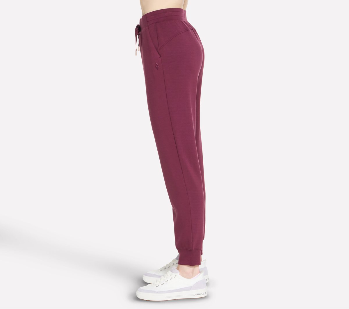 Cozy Luxe Jogger — BURGUNDY / PINK