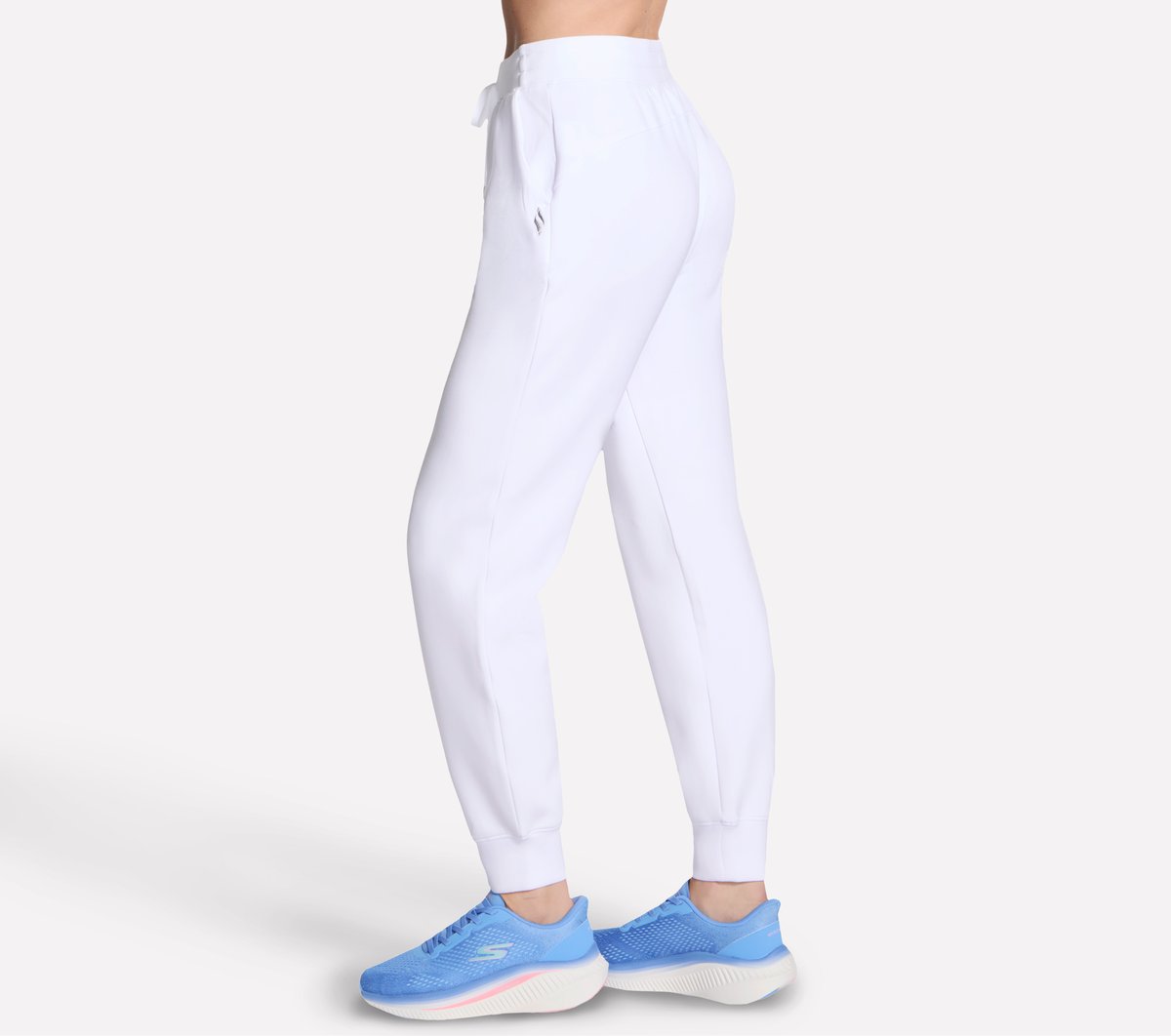 Cozy Luxe Jogger — WHITE