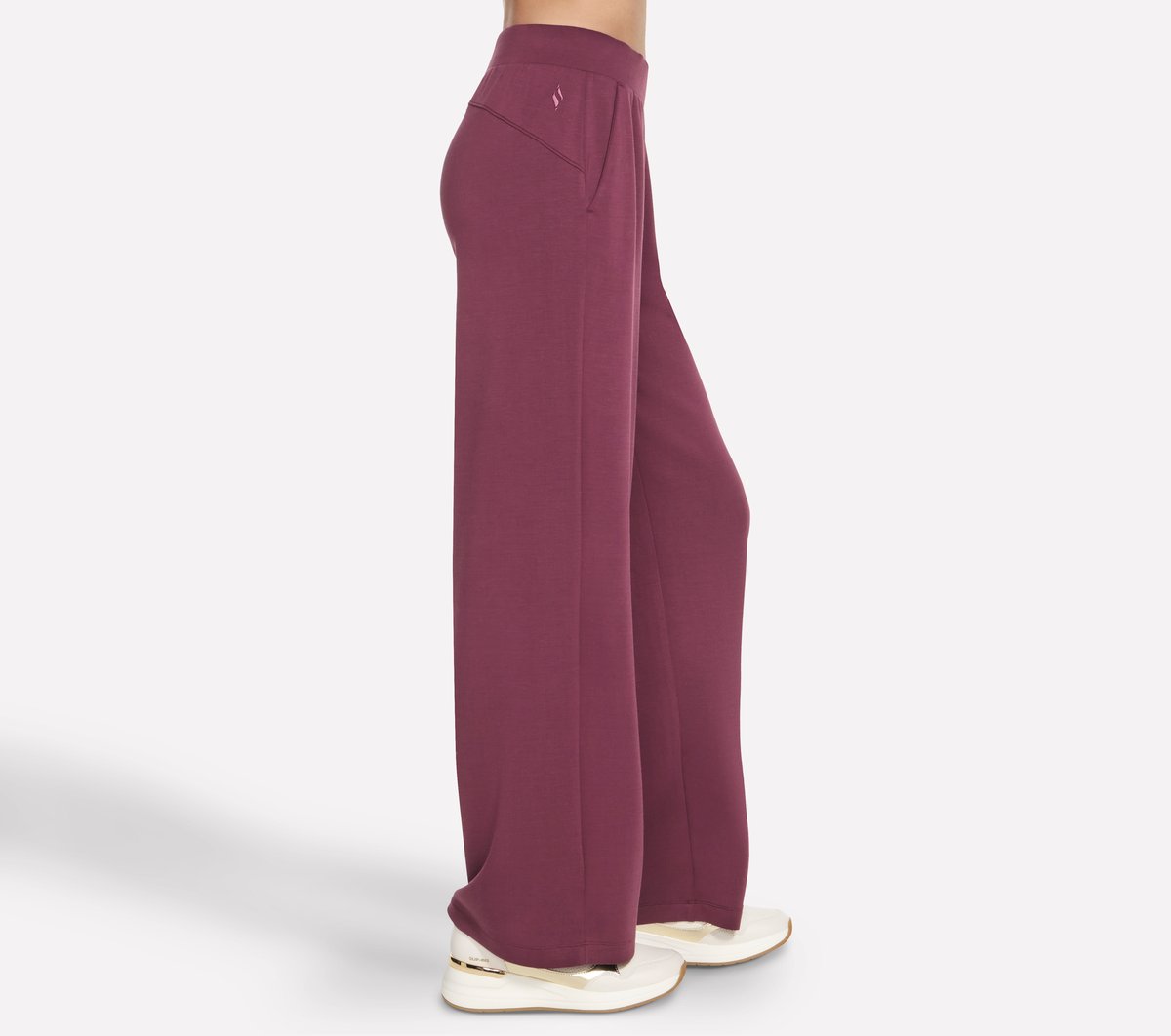 Cozy Luxe Relaxed Pant — BURGUNDY / PINK