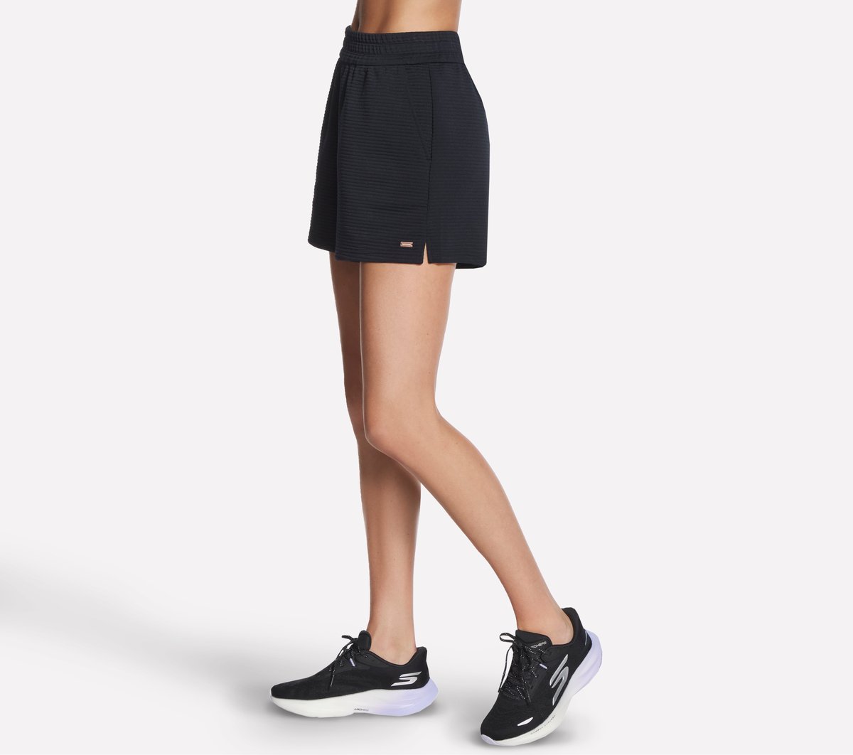 GO WALK Everywhere 4 Inch Slip-in Short — BLACK