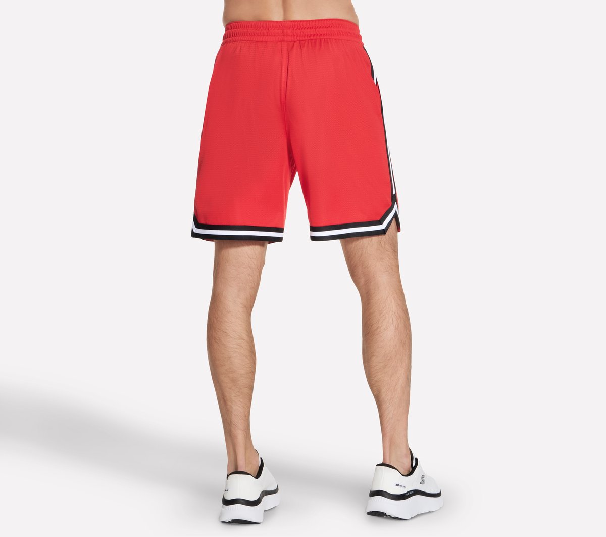 Basketball 8 Inch Short — RED / BROWN