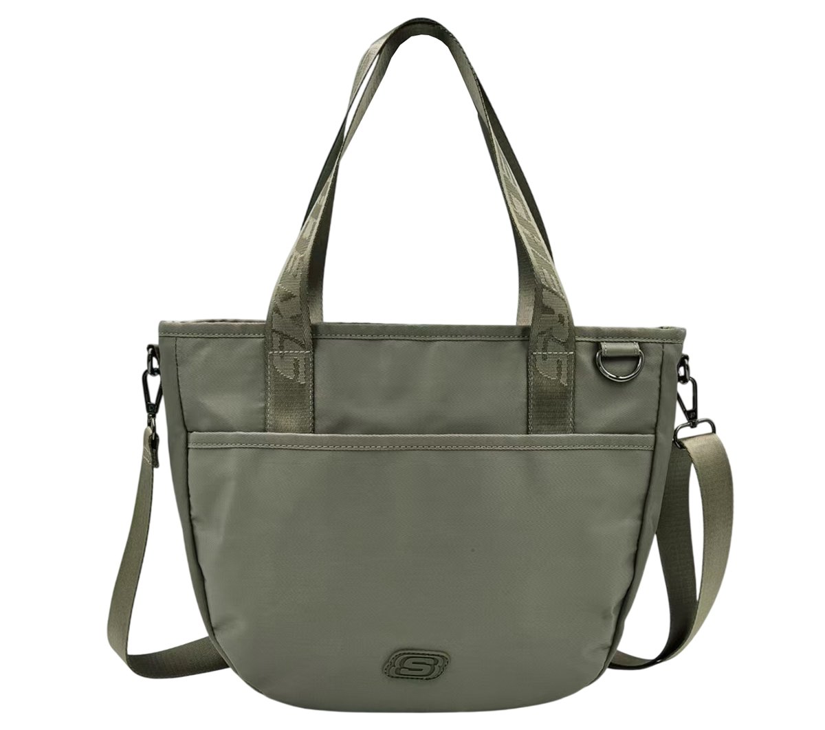 Shopper D-Ring Pocket Bag — OLIVE