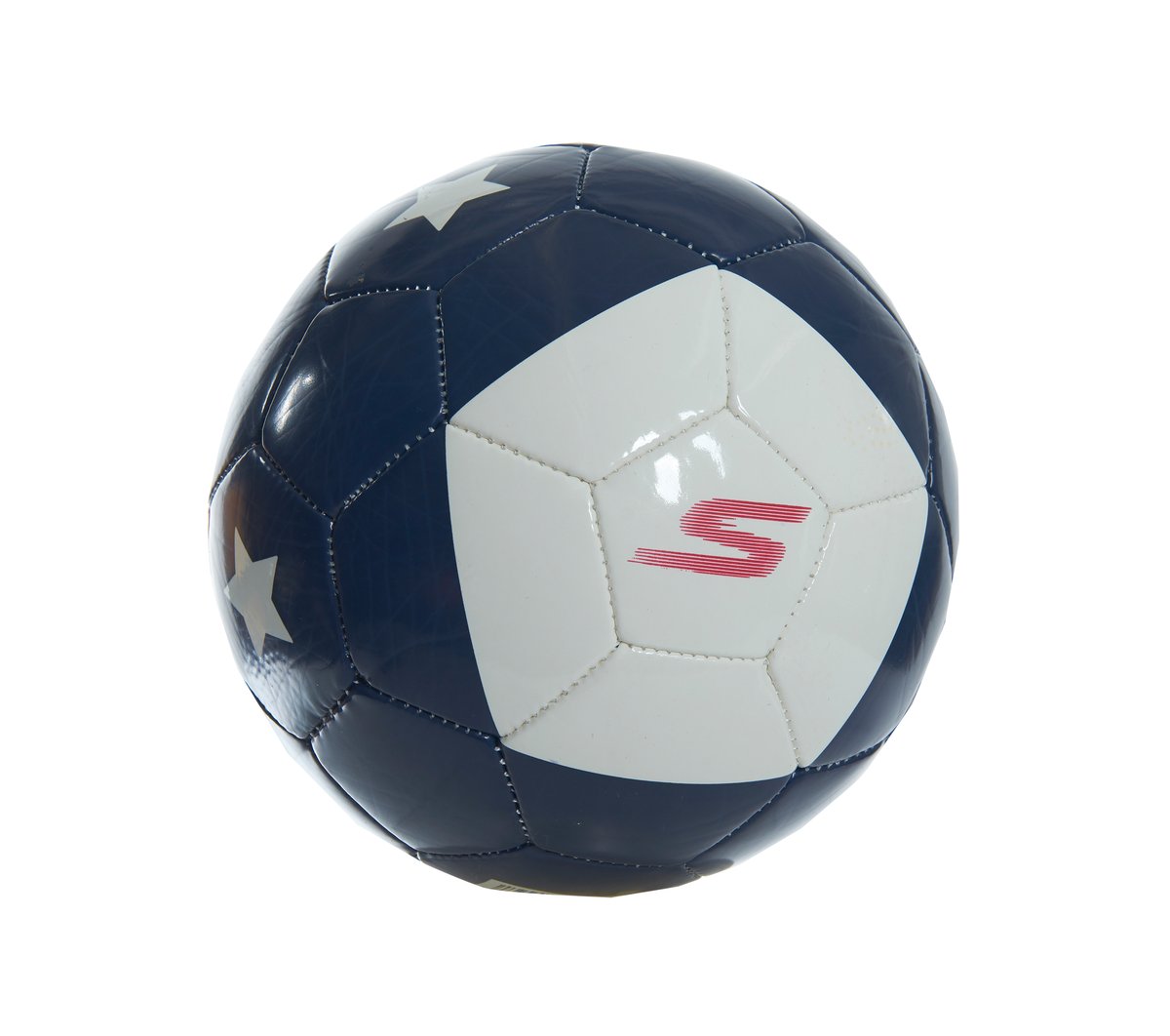 America Size 5 Soccer Ball — BLUE / RED