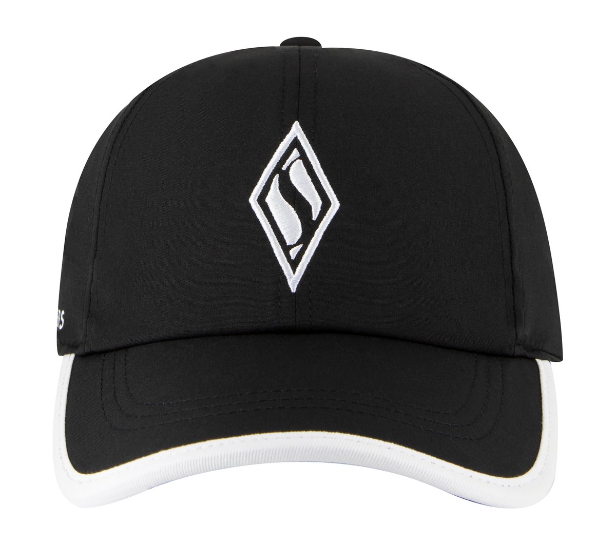 Skechweave Diamond Colorblocked Hat — BLACK