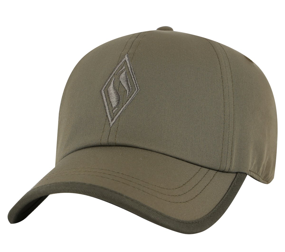 Skechweave Diamond Colorblocked Hat — GRAY / OLIVE