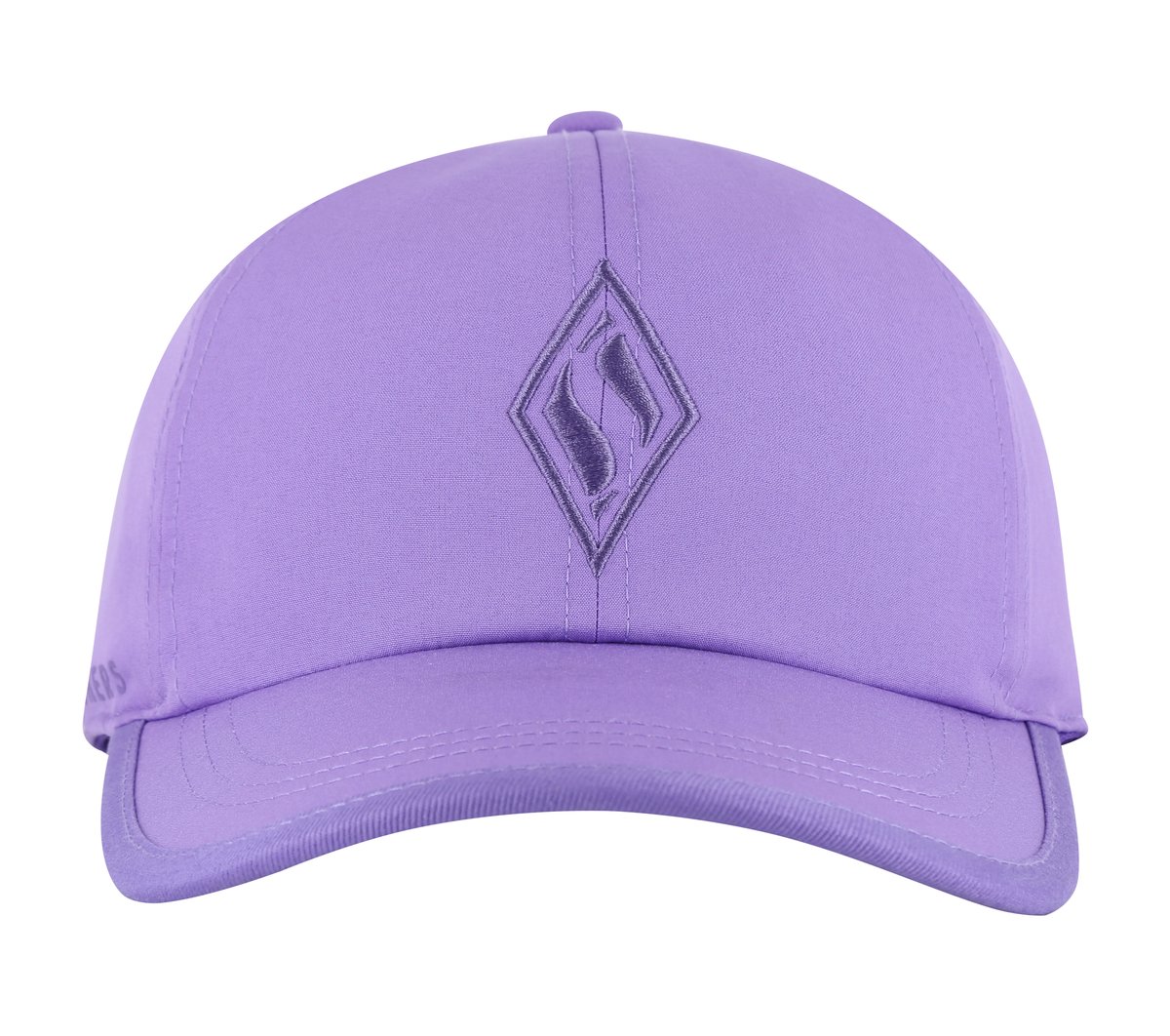 Skechweave Diamond Colorblocked Hat — PURPLE / CORAL
