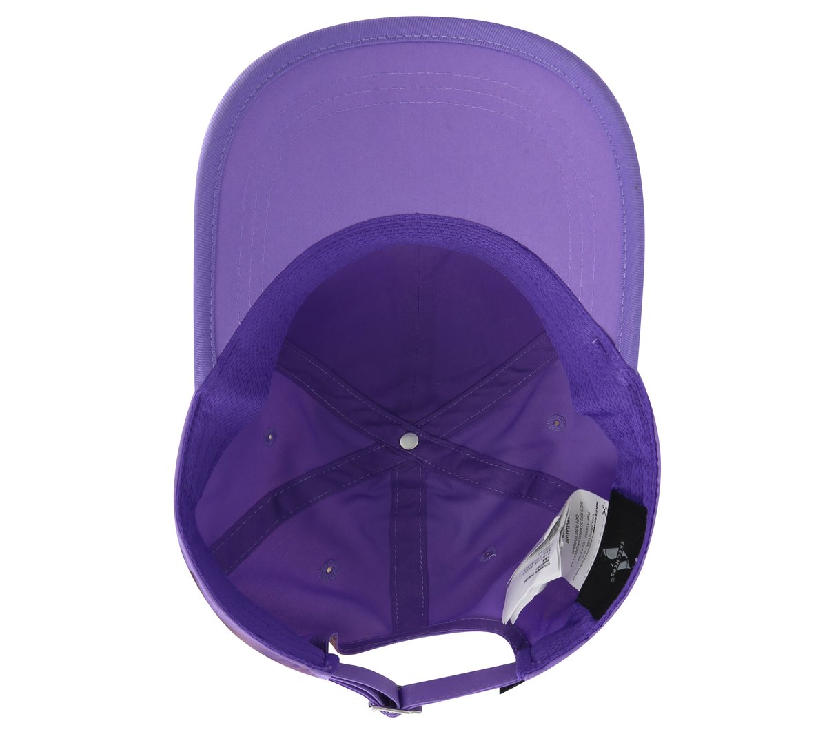 Skechweave Diamond Colorblocked Hat — PURPLE / CORAL