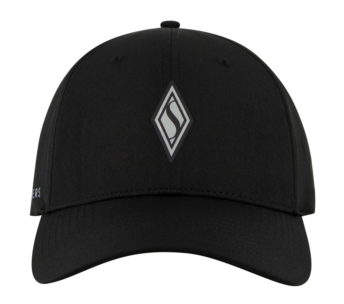 SKECHWEAVE Diamond Snapback Hat — BLACK