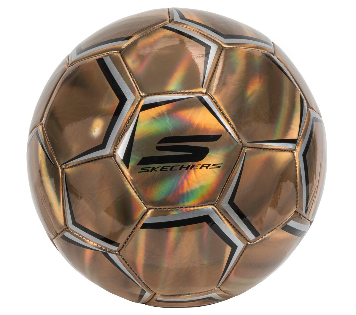 Hex Shadow Size 5 Soccer Ball — GOLD