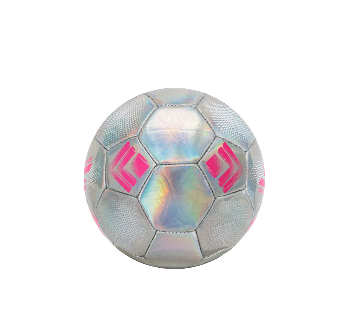 Hex Dusted Size 1 Soccer Ball — SILVER