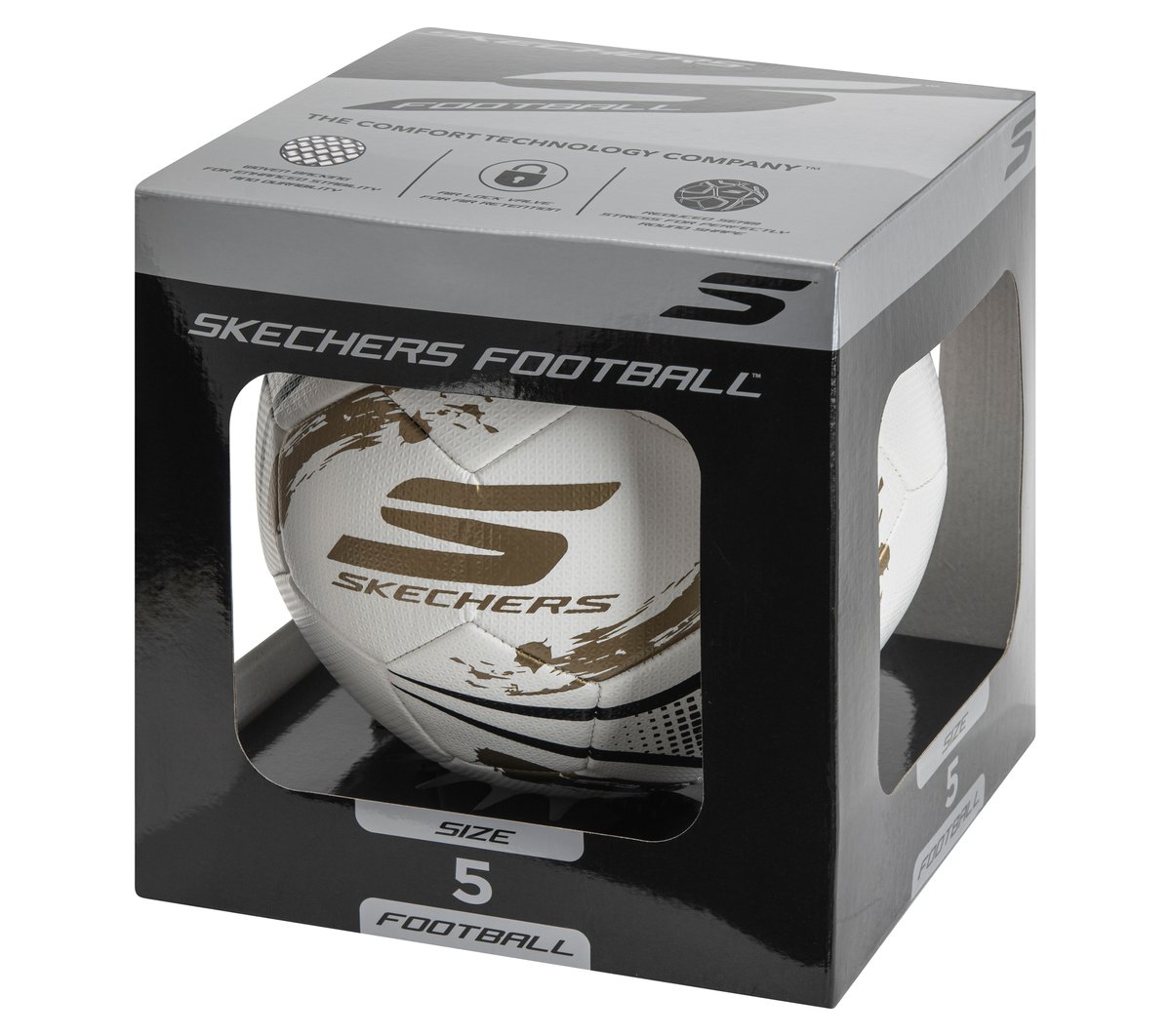 Hex Brushed Size 5 Soccer Ball