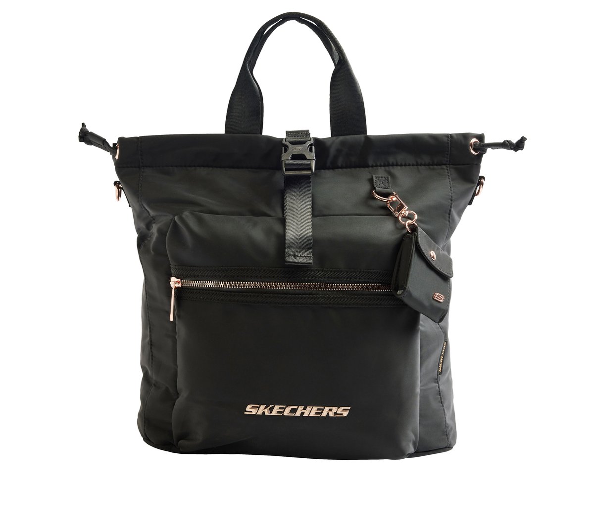 Convertible Backpack Buckle Bag