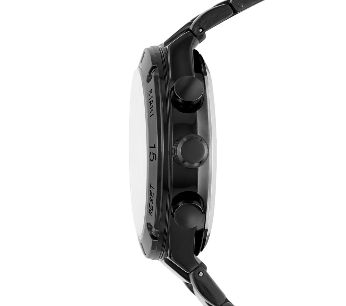 Skechers Analog Chrono Watch — BLACK