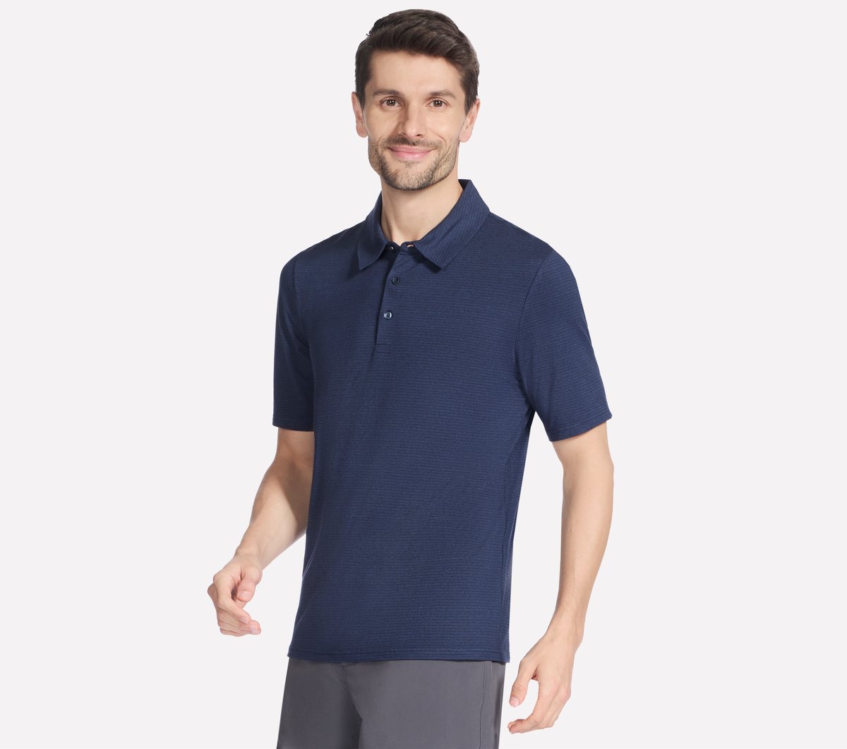 GO GOLF DRI All Day Stripe Polo