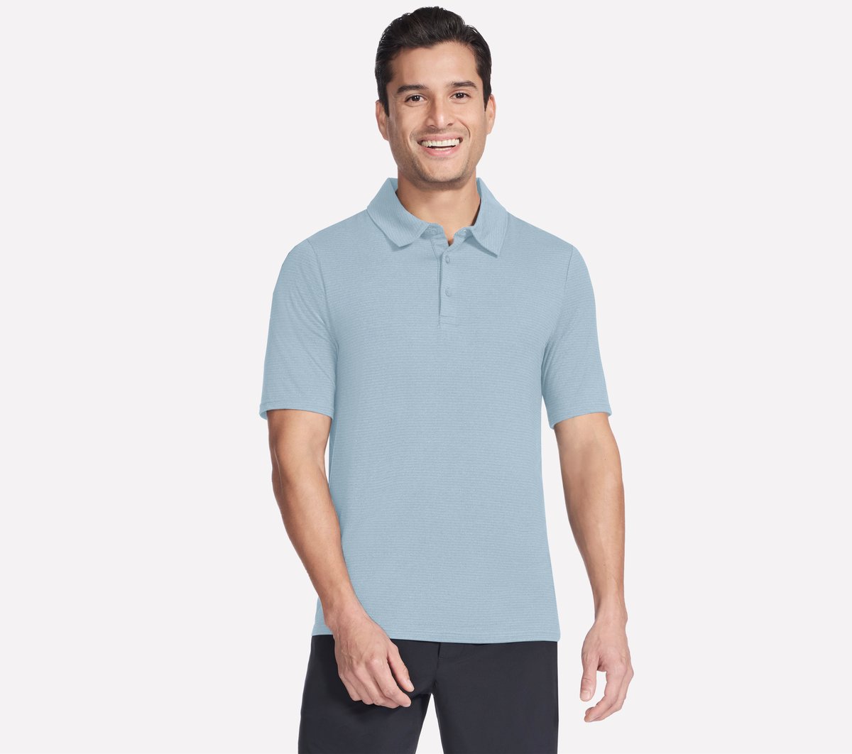 GO GOLF DRI All Day Stripe Polo