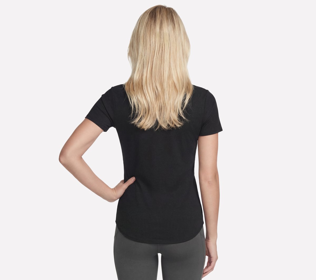 GO WALK Luxe Rib Tunic Tee