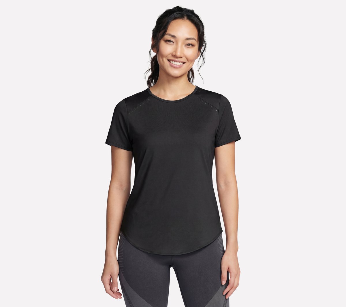 Stride Performance Tee — BLACK