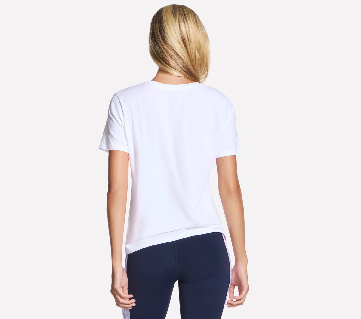 Hibiscus Short Sleeve Tee — WHITE