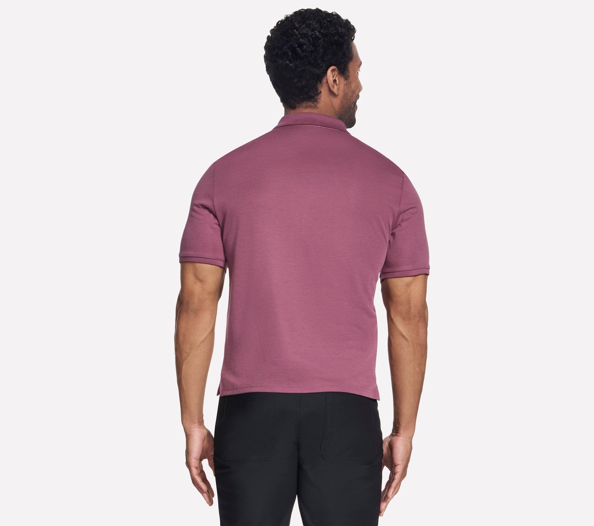 Skechers Off Duty Polo — CHOCOLATE / BURGUNDY