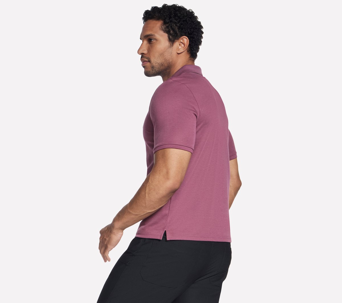 Skechers Off Duty Polo — CHOCOLATE / BURGUNDY