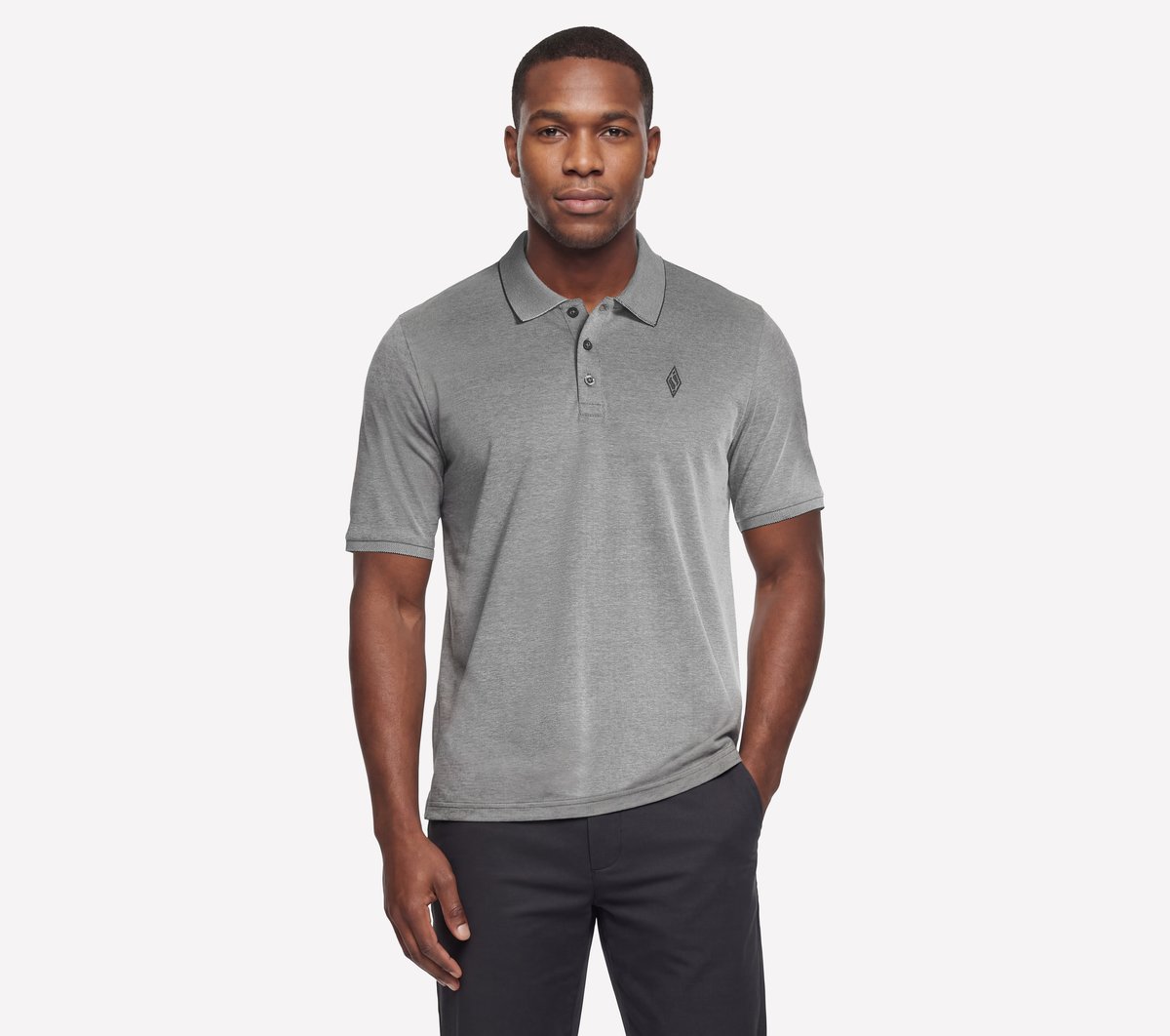 Off Duty Polo — CHARCOAL