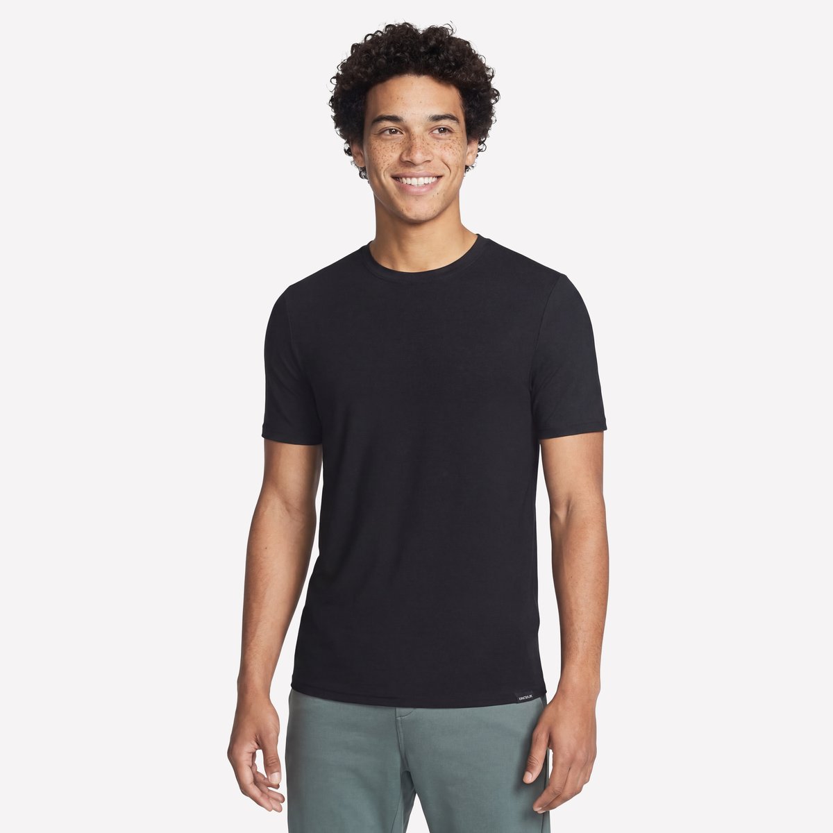 GO DRI All Day Solid Tee — BLACK