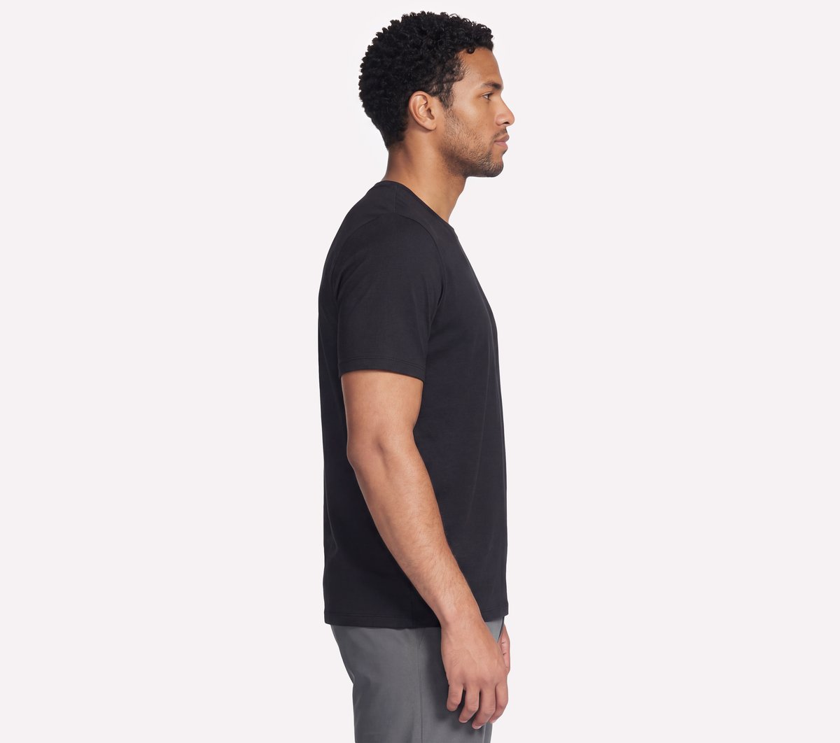 GO DRI Pima Crew — BLACK