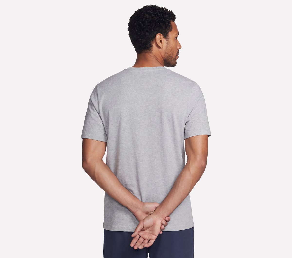 GO DRI Pima Crew — LIGHT GRAY