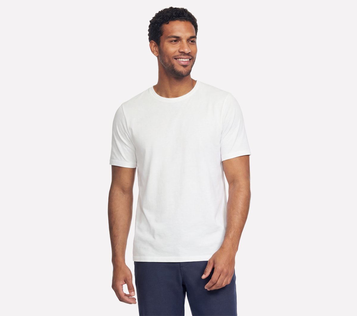 GO DRI Pima Crew — WHITE