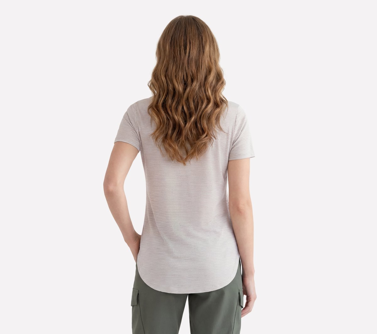 GO DRI Swift Stripe Tunic Tee