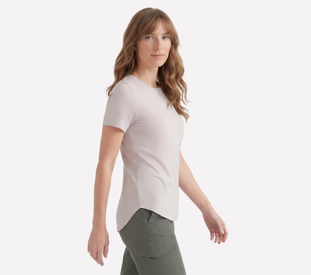 GO DRI Swift Stripe Tunic Tee