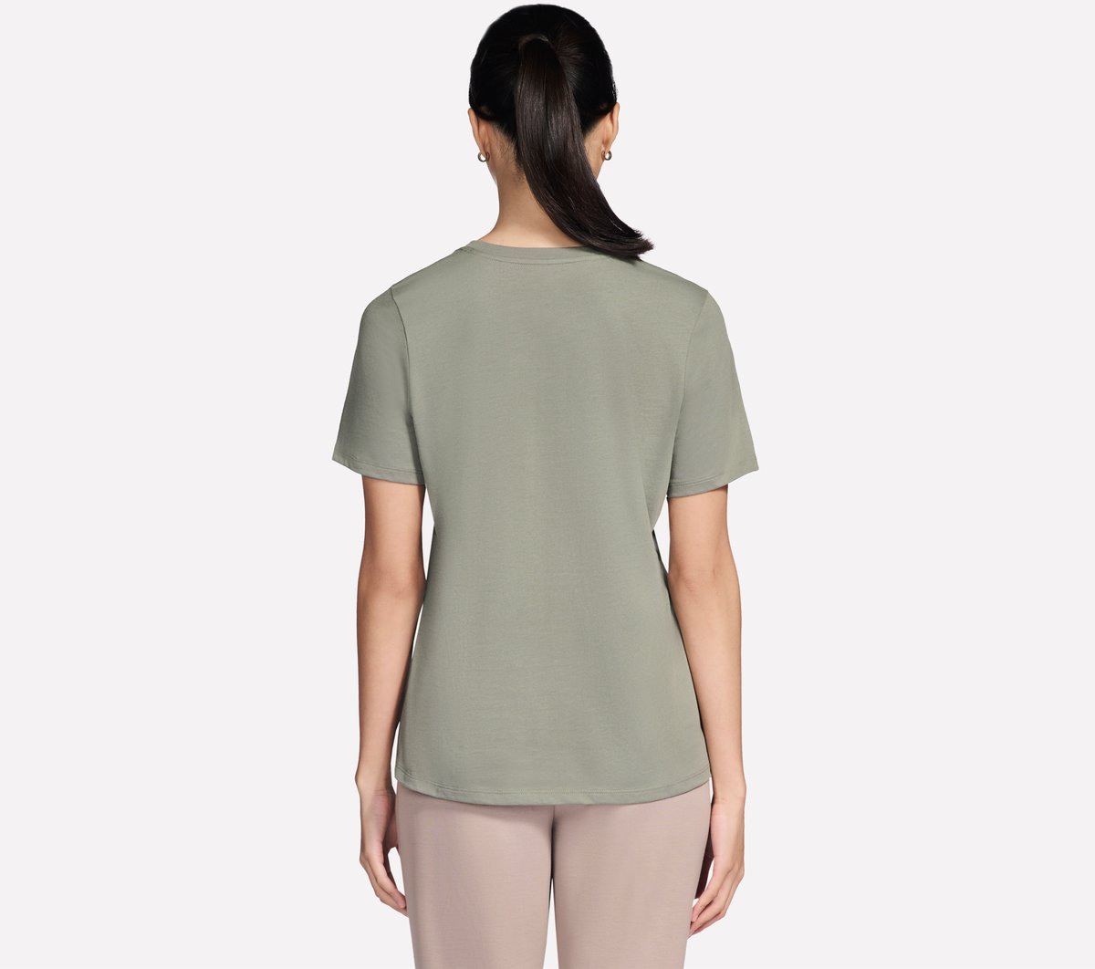 Dazzle Short Sleeve Tee — TAUPE / OLIVE