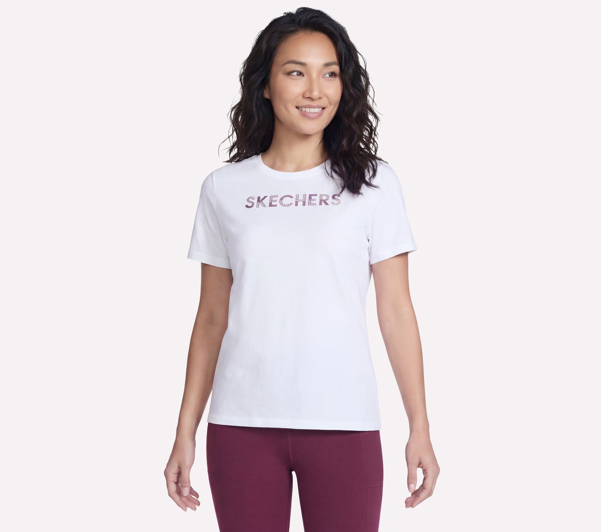 Dazzle Short Sleeve Tee — WHITE