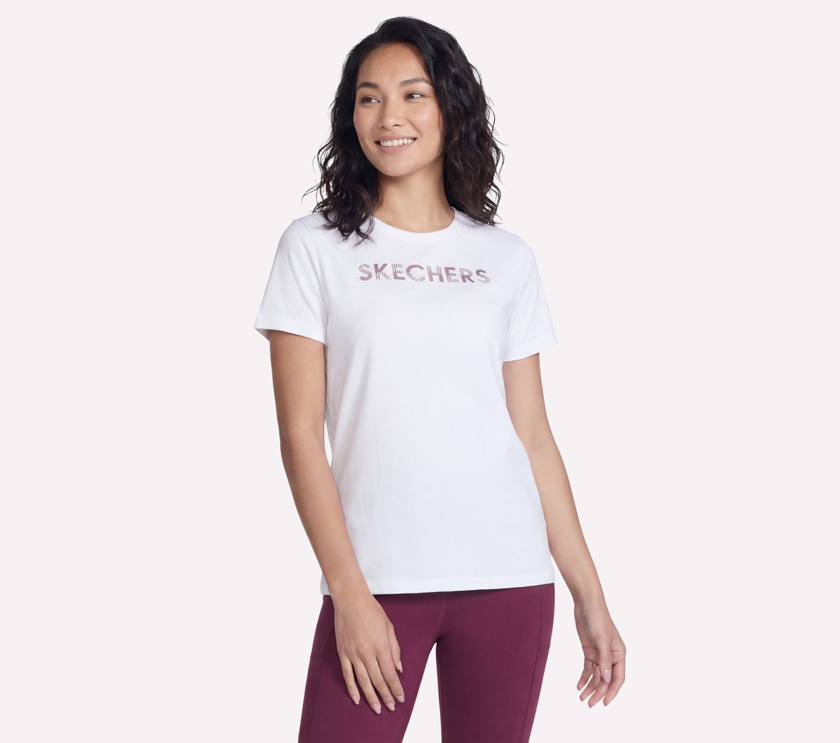 Dazzle Short Sleeve Tee — WHITE