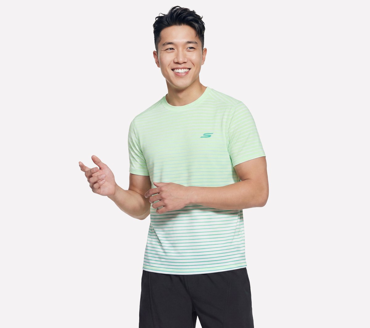 Fade Tee — GRAY / LIME
