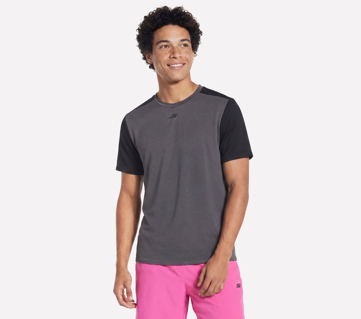 Pace Tee — BLACK / CHARCOAL