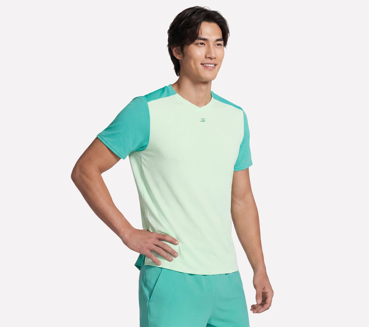 Pace Tee — GRAY / LIME