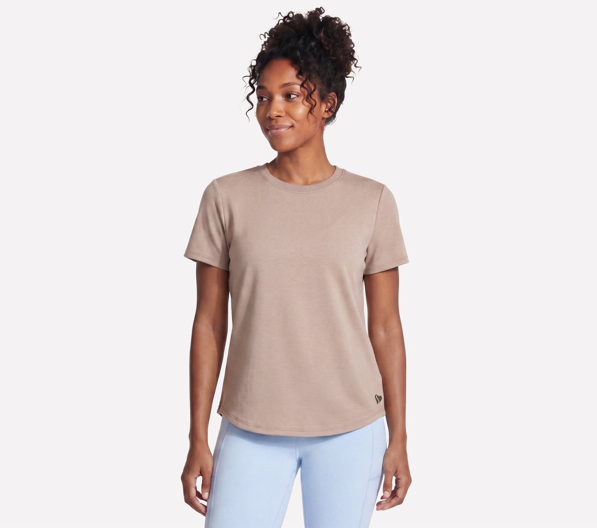 Skechsoft Elevate Tee — TAUPE / BROWN