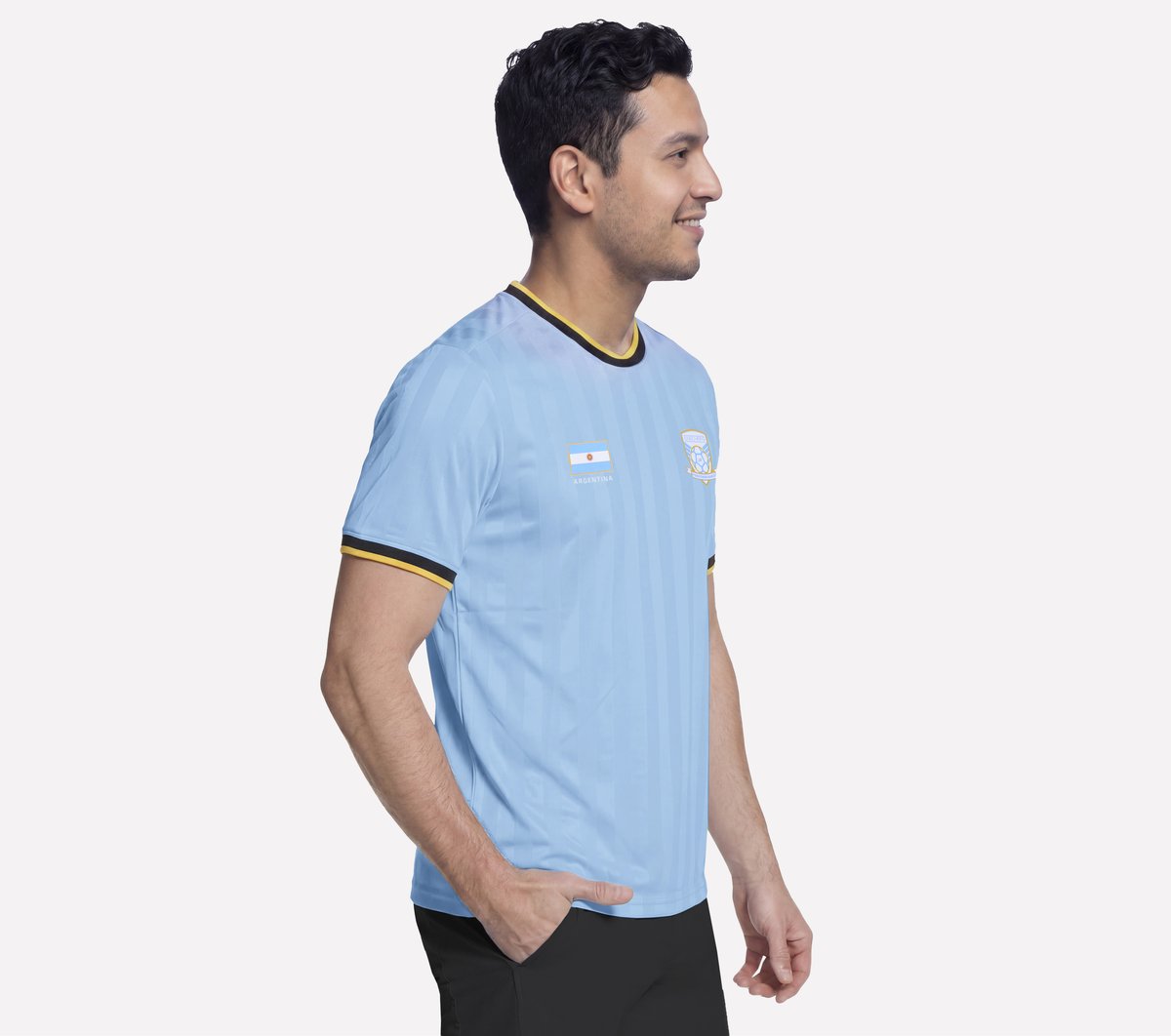 On Pitch Jersey — GRAY / YELLOW