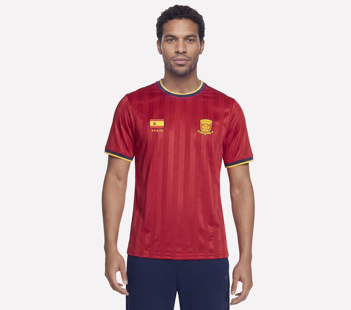 On Pitch Jersey — NATURAL / RED